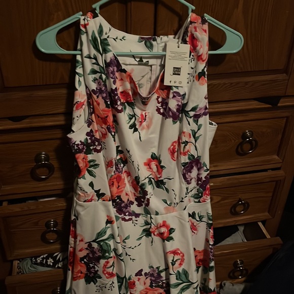 NWT Grace Karin floral vintage dress - Picture 2 of 3